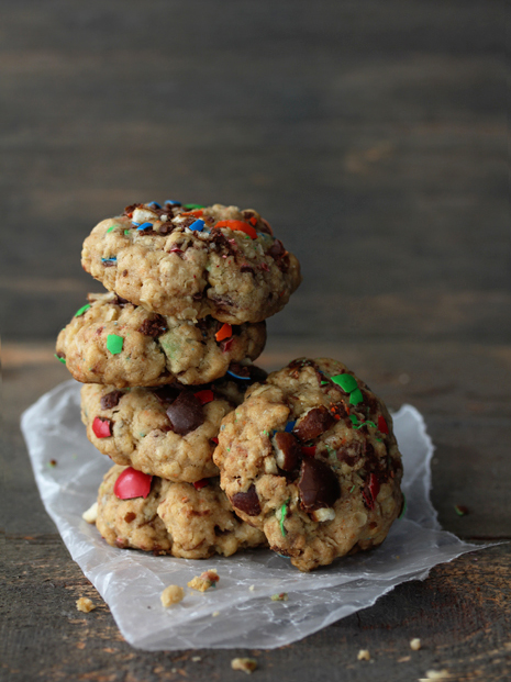 Pretzel M&M Oatmeal Cookies | Bakers Royale