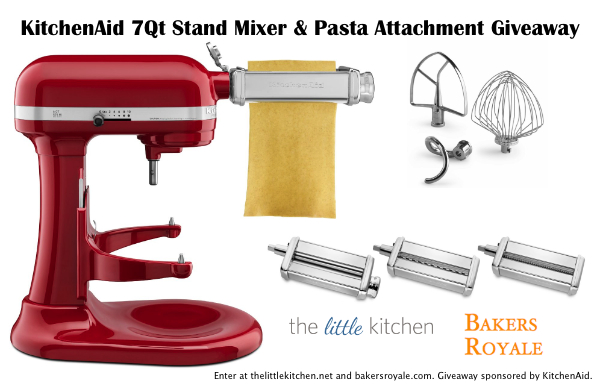  Pasta Attachment for KitchenAid Mixer, Includes Pasta