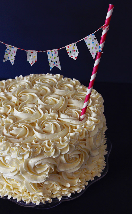 Buy Flowers Topped Vanilla Cake-Flowers Topped Vanilla Cake