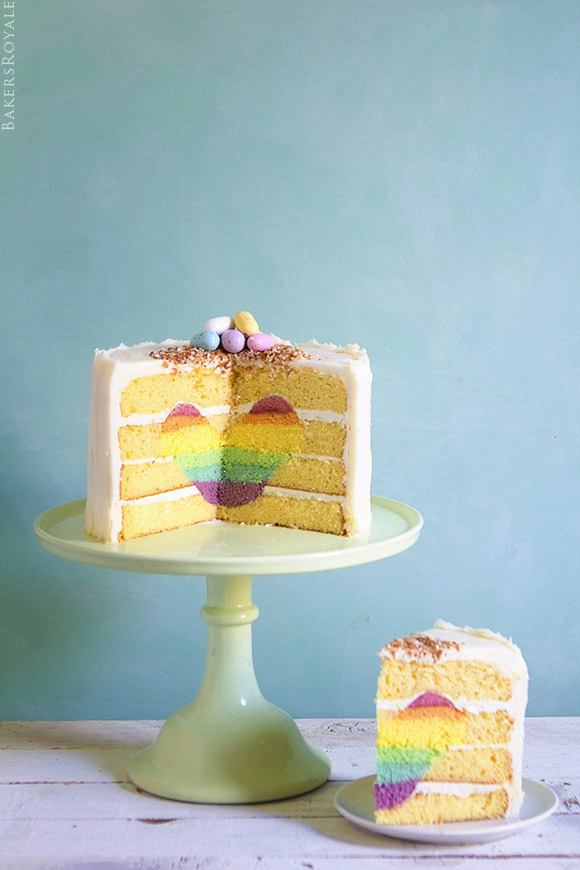 Surprise inside cake