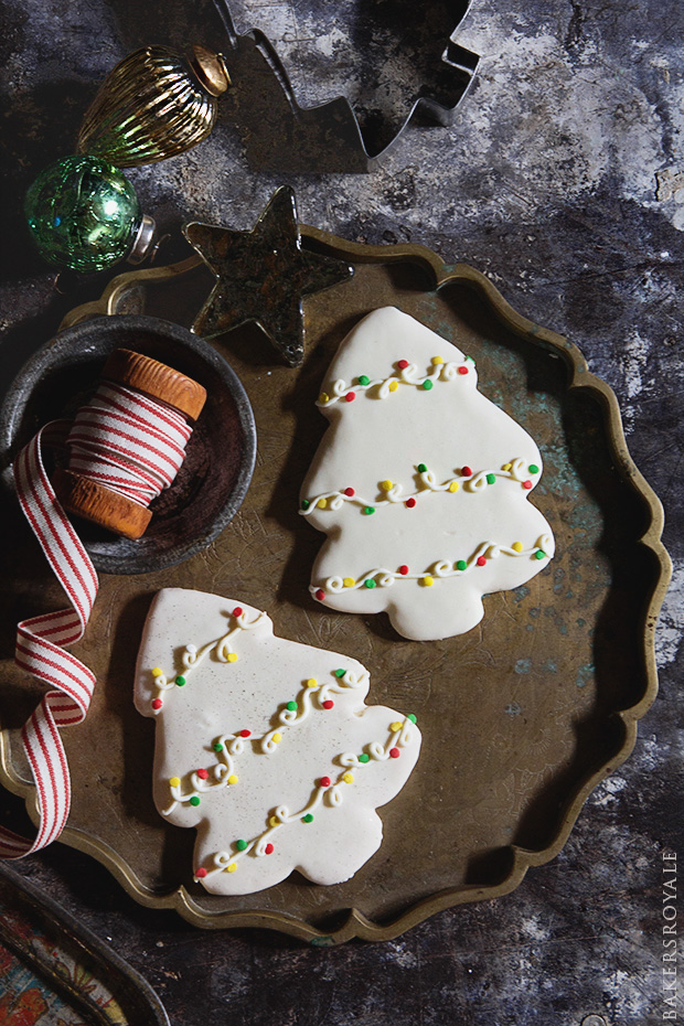 Decorated Christmas Tree Cookies | Bakers Royale