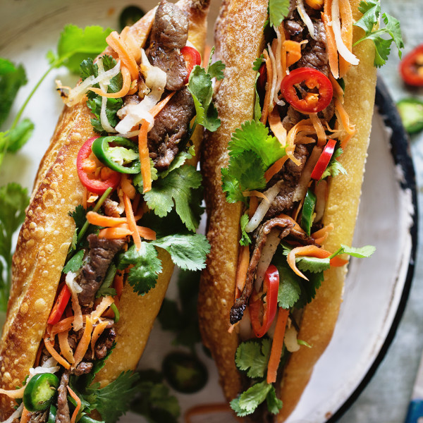 Grilled Beef Banh Mi | Bakers Royale